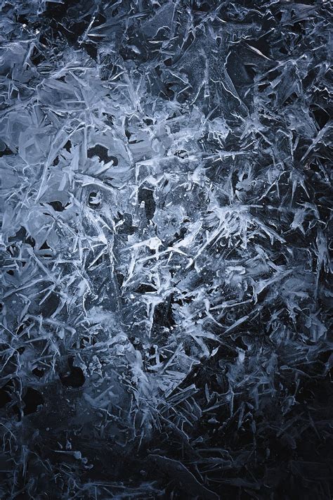 5k Free Download Ice Frozen Texture Surface Frost Hd Phone
