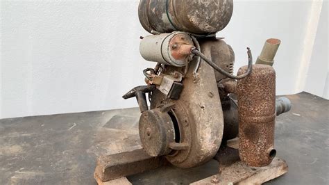 Restoration 2 Stroke Engine Water Pump Old Rusty // Restore Old Water