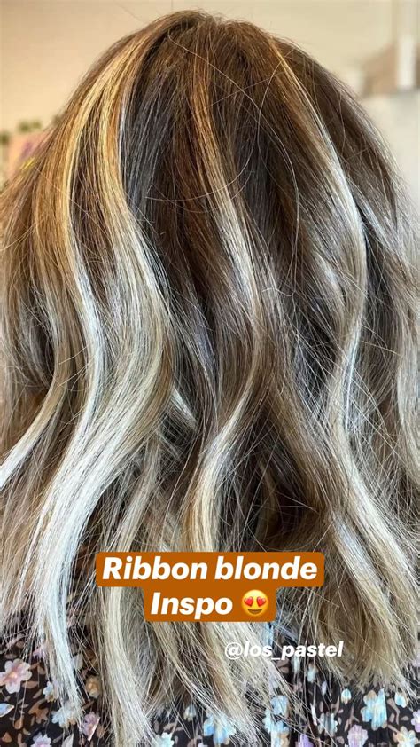 ribbon blonde is the pretty hair highlighting technique that you need to know about pretty