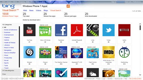 Bing Visual Search For Windows Phone7 Apps Windows Central