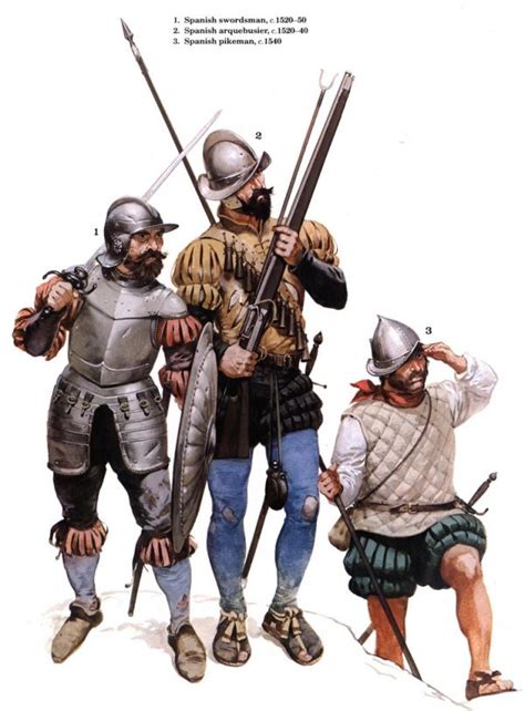 16th Century Spanish Soldiers By Angus Mcbride Renegade Tribune