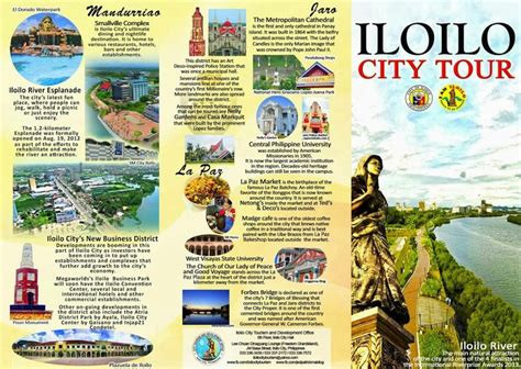 Filipino Travel Brochure Design Zamboanga City Iloilo City Brochure