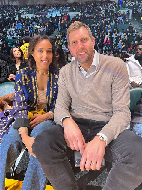 Nbaallstar On Twitter Jessica And Dirk Nowitzki Courtside For The