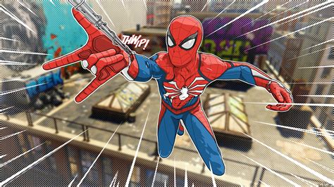 Marvels spider man ps4 theme art 10k. Spider-Man PS4 Comic Wallpaper by DarthPlanet97 on DeviantArt