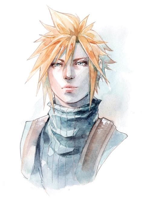Watercolor Art Prints Final Fantasy Characters Etsy