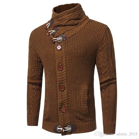 2021 Gold Hands Mens Autumn Winter Turtleneck Fashion Casual Knitted
