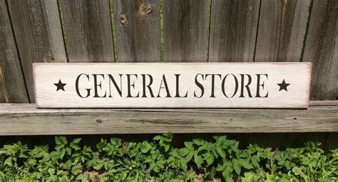 S 151 Wooden Handmade Long Sign General Store Fun Sign For