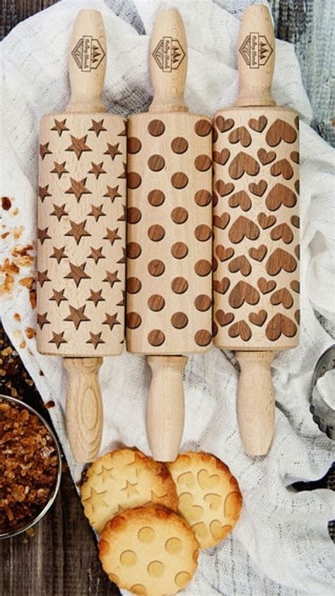 Engraved Rolling Pins Will Make Your Desserts Look Whimsical Engraved
