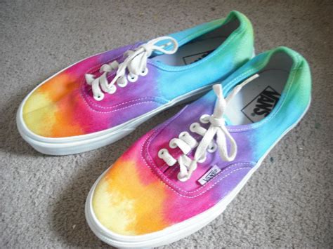 Avoid rubbing any onto the fabric parts of the shoes, as this will make it impervious to the liquid dye. Tie dye custom Vans shoes | Tie dye shoes, Custom vans shoes, Tie dye vans