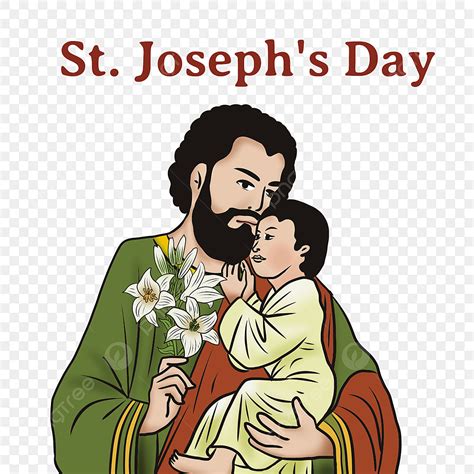 St Joseph Png Image Holy St Josephs Day Sacred Covenant Surf