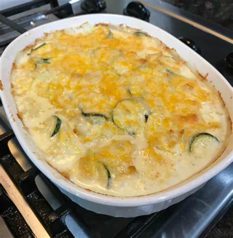 How long to bake zucchini and squash at 350. Cheesy Zucchini Squash Au Gratin Bake Recipe - iSaveA2Z.com