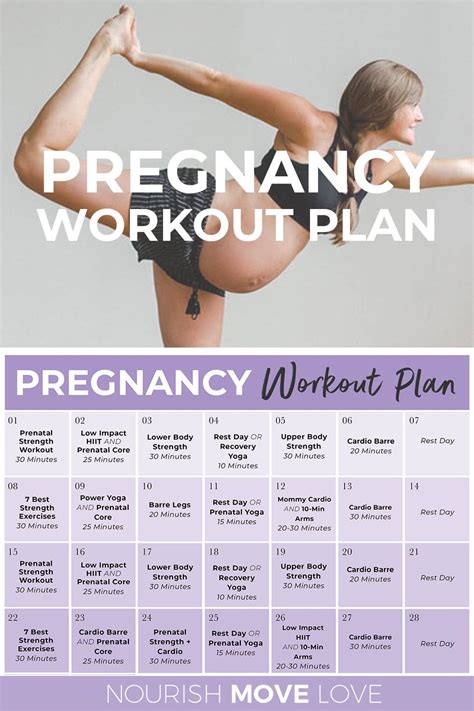 Pregnancyworkoutplan Nourish Move Love