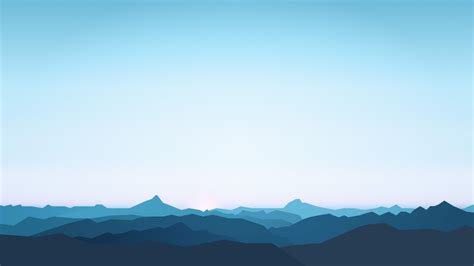 Wallpaper Mountains Silent Silhouette Minimal Hd 5k Creative