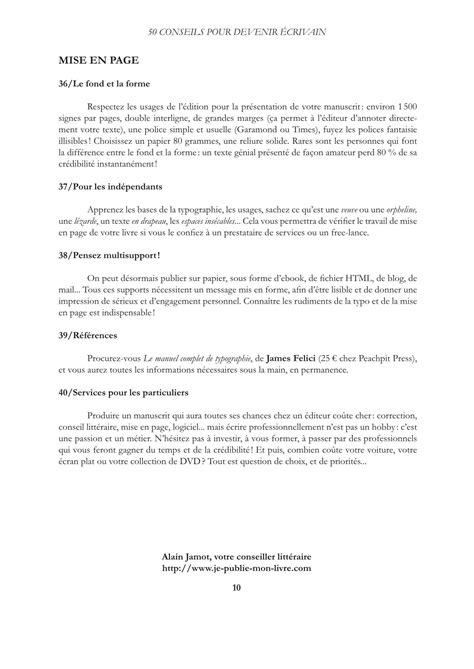 Get notified when devenir écrivain.e et en vivre. 50 conseils pour devenir écrivain - Alain Jamot - Création ...