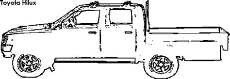 Toyota Hilux Coloring Pages