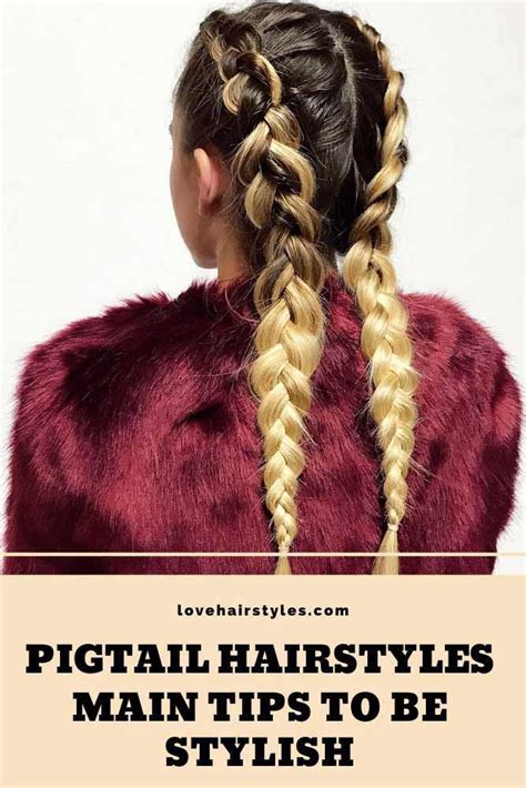 Pigtails Grown Up Modern Styling Ideas And Tutorials Lovehairstyles