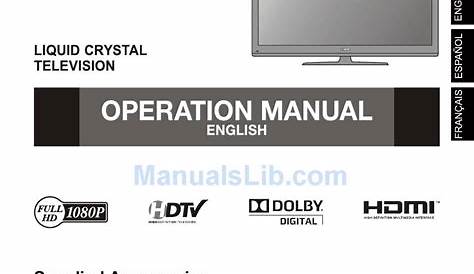 SHARP AQUOS LC-60E69U OPERATION MANUAL Pdf Download | ManualsLib