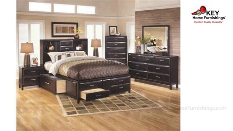 Ashley Kira Queen Storage Bed B473qsb Key Home Youtube