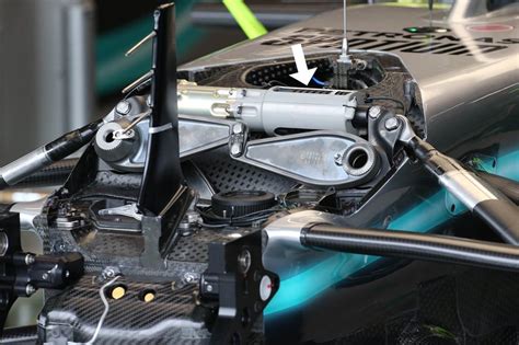 Mercedes Amg F1 W10 Front Suspension Detail At Russian Gp High Res