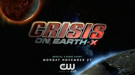 Espectacular Poster Y Promo De Crisis On Earth X El Nuevo Crossover De