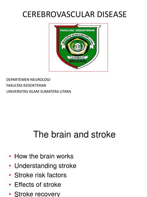 Cerebrovascular Disease Pdf Stroke Ischemia