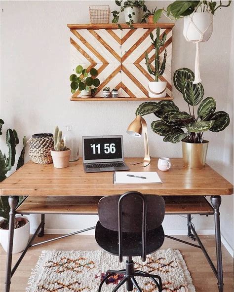 Bohemian Inspirations On Instagram The Perfect Minimal Office Space🙌