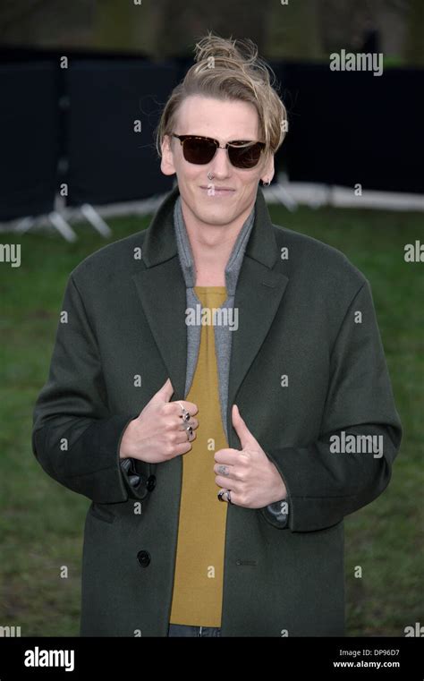 Jamie Campbell Bower Arrives For Burberry Prorsum London Collections Men Aw14 In London