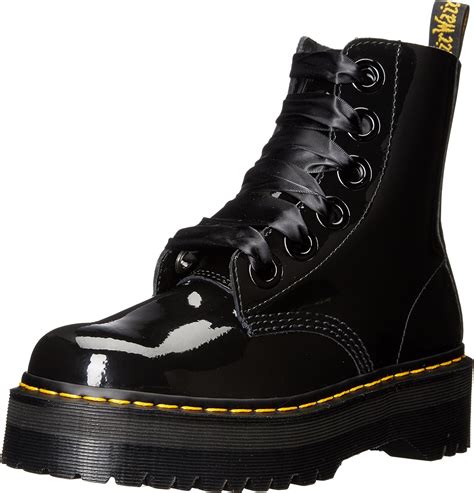 Drmartens Womens Molly Patent Lamber Patent Boots Amazonfr