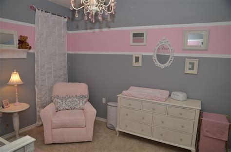 And then i decided to go pink and grey with the rest of the decor, so that's what our bedroom is now and i think it's so pretty! Baby Room - Pink & Grey | Pink and gray nursery, Pink ...
