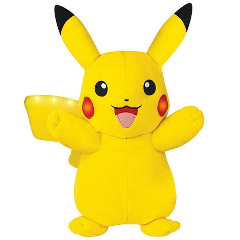 Pokemon Feature Plush Pikachu Power Action Lights And Sounds Light Up