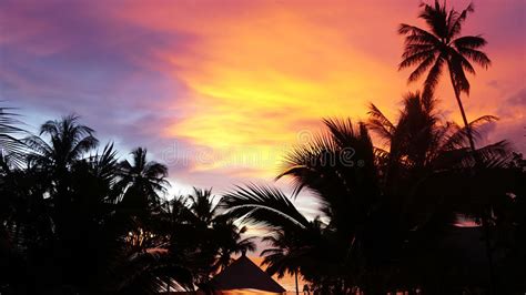 Romantic Sunset In Thailand Stock Image Image Of Outdoor Scene 74588349
