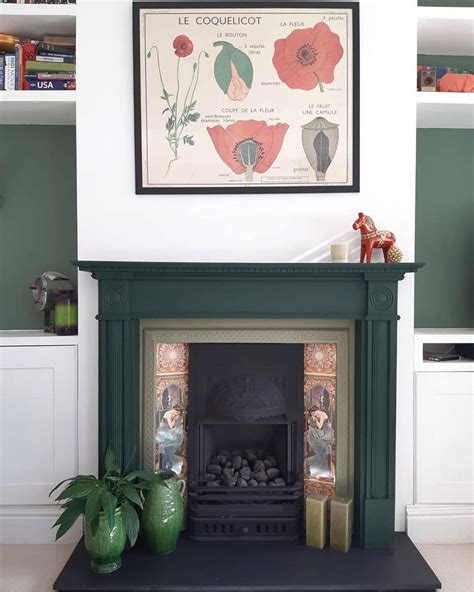 Wooden Fireplace Surround Fireplace Surrounds Fireplace Mantels Fireplaces Annie Sloan Chalk