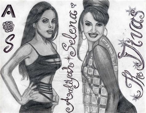 Selena and Aaliyah Selena Quintanilla Pérez Fan Art Fanpop