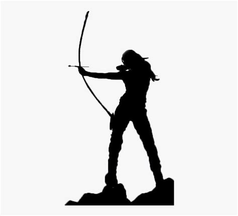 Clip Art And Arrow Archery Shooting Girl Hunting Bow And Arrow Free