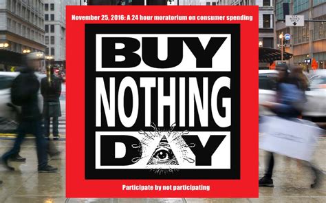 What Not To Buy On Black Friday 2016 - Forget Black Friday – celebrate Buy Nothing Day instead