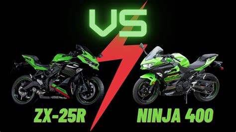 Zx 25r Vs Ninja 400 Kawasaki Lightweight Showdown Youtube