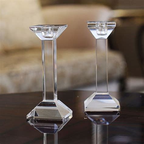 Modern Crystal Candle Holders Glass Minimalist Votive Candle Holder