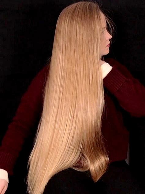 Video Audrey Brushing Her Long Blonde Hair Realrapunzels