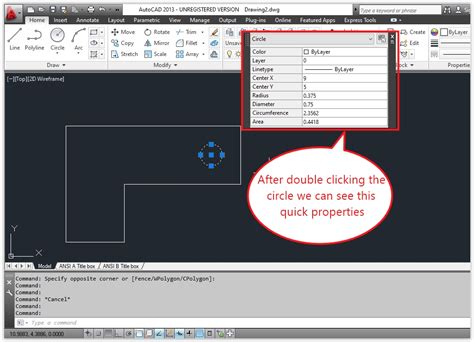 How To Use Quick Properties Palette In Autocad