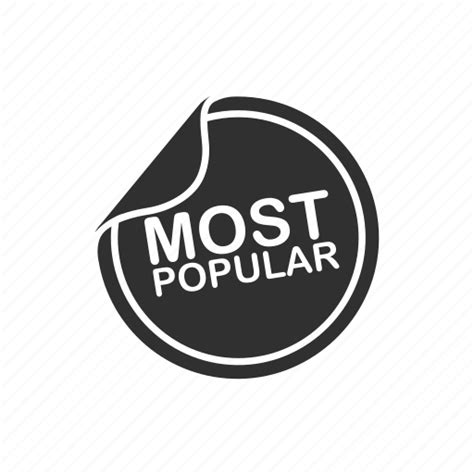 Badge, most popular, most popular badge, popular icon