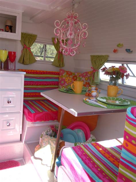 Pin By Rene Mckinney On Camping Shall We Vintage Trailer Interior