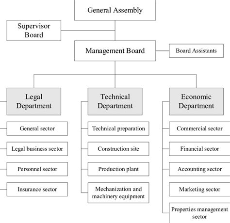 Functional Organizational Structure Download Scientific Diagram