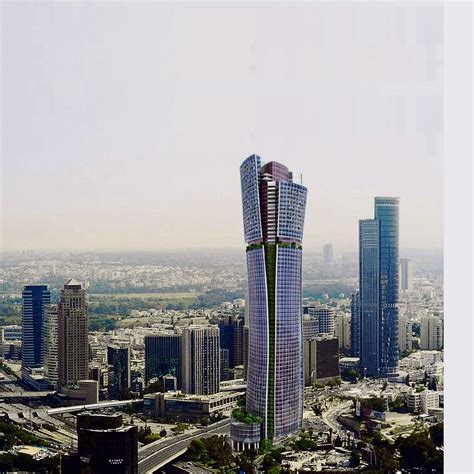 The skyscrapers are ranked by structural height. The highest building in Israel is approved for construction