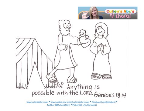 Abraham and sarah bible activities for kids name tags. Abraham & Sarah Bible Memory Verse | Free Children's ...