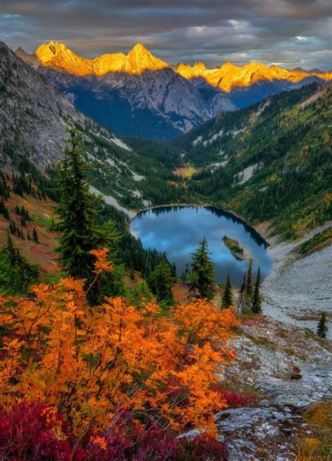 Wallpaper Nature Landscape Mountains Forest Fall Lake
