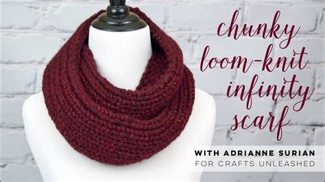 It includes 4 looms in extra small through large sizes, one yarn. Chunky Loom Knit Infinity Scarf Tutorial - YouTube