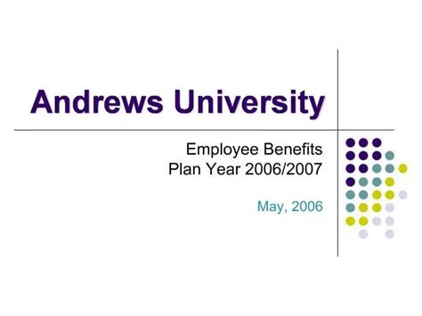 Ppt Andrews University Powerpoint Presentation Free Download Id