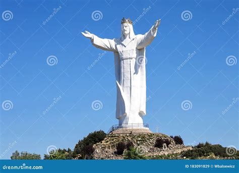 Swiebodzin Poland May 15 2020 Christ The King Statue In Swiebodzin