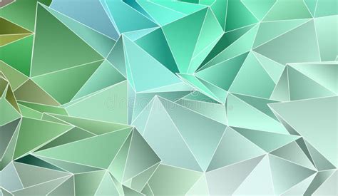 Polygonal Geometrical Texture 3d Stock Illustration Illustration Of