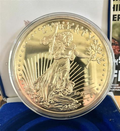 Washington Mint Half Pound Silver Coin With Coa Ebay